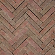 Gebakken WF Strak Novoton rood bruin onbezand, 20x5x6 UWF60