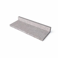 *Schellevis TRAPTREDE L-VORM 100X40X15 CM GRIJS