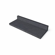 *Schellevis TRAPTREDE L-VORM 100X40X15 CM ANTRACIET