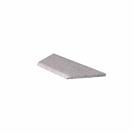 *Schellevis ZWEMBADRAND HOEK LINKS (100/60X40X5 CM) GRIJS