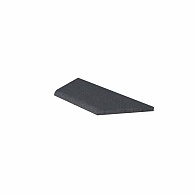 *Schellevis ZWEMBADRAND HOEK LINKS (100/60X40X5 CM) ANTRACIET