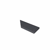 *Schellevis ZWEMBADRAND HOEK RECHTS (100/60X40X5 CM) ANTRACIET