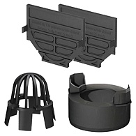 Hexaline eindplaten set, uitl+bladk(2.0)