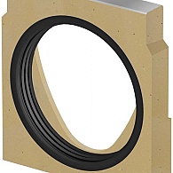 *Eindplaat V100S Kunststof incl. Ø110mm