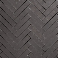 *Gebakken WF *STRAK* Eros, inktzwart onbezand,20x5x6 UWF60