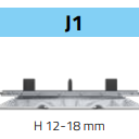 *Tegeldragers Junior 1 - 12-18 mm (alleen 4 mm voeg)