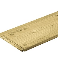 *Gr. Vuren FSC Rabat enkel  19/135  lengte 300 cm