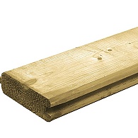 *Gr. Vuren FSC Damwand  045/135  lengte 420 cm