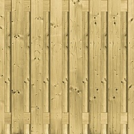*Scherm Vuren bij beton 130x180. 21 planks