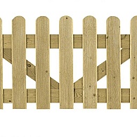 *Vuren Deur Relief Rond 60x100