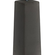 *Beton Poer Zwart incl verstelbare bev.plaat 12/22 x 40 cm