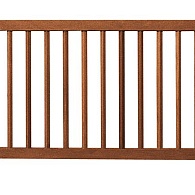 *Bangkirai Hek Recht Kader 80x180