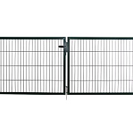 *Poort compleet dubbel groen 160x300 (uitlopend)