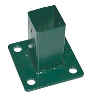 *Bodemplaat vierkant groen 10x10cm (uitlopend)