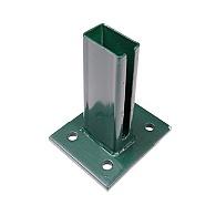 *Bodemplaat rechthoek groen 10x15cm (uitlopend)