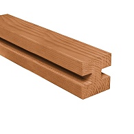 * Douglas Tussenpaal 095x095  lengte 300 cm