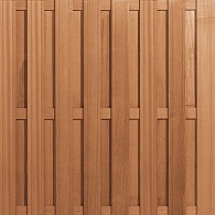 *Scherm Hardhout 180x180R 15 mm