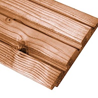 *Achter- en zijwand  Douglas DesignRabat Horizontaal 300 cm