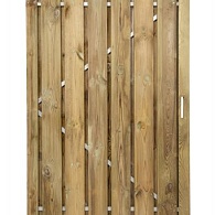 *Grenen frame deur Universeel 195 x 120