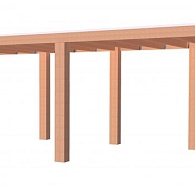 *Douglas Overkapping Elegant 300x780 cm