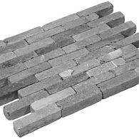 Vietnamees hardsteen WF Sandblasted,  getrommeld TXMC1 20x5x5 ( lichter grijs van kleur )
