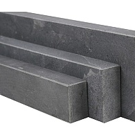 Opsluitband Chinees Hardsteen Gezoet, met facet 6x20x100 Grijs