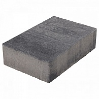 *Terrassteen+ 20x30x8 cm Grijs/Zwart