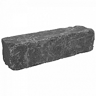 *Linia Excellence Getrommeld 15x15x60 cm Grijs/Zwart