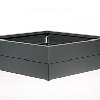 *Plantenbak Modulair Antraciet 180x180x28 cm