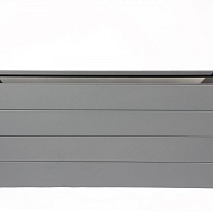 *Plantenbak Modulair Taupe 150x60x70 cm, met poten of zwenkwielen leverbaar; een bodem is verplicht.