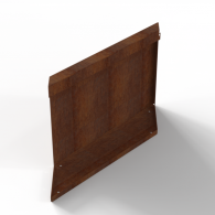 *Plantenbak Module+ Parallel paneel (E) 60x42 R CORTEN