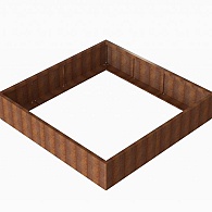 *Plantenbak Module+ Corten 210x210x42 cm