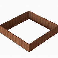 *Plantenbak Module+ Corten 270x270x56 cm