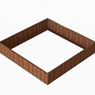 *Plantenbak Module+ Corten 300x300x56 cm
