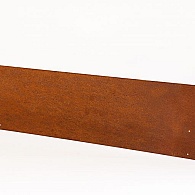 *Kantopsluiting Single (flg) 300x10 cm CORTEN exclusief koppelplaat en/of koppelpin