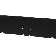 *Kantopsluiting Single 300x10 cm GRAFIETZWART exclusief koppelplaat en/of koppelpin