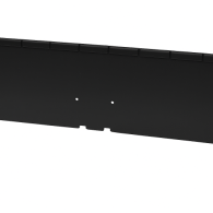 *Kantopsluiting Single flex 300x10 cm GRAFIETZWART exclusief koppelplaat en/of koppelpin