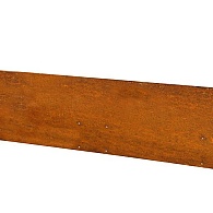 *Kantopsluiting Stroke 300x10 cm CORTEN exclusief koppelplaat of koppelspies