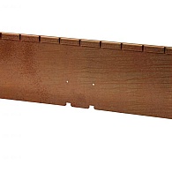 *Kantopsluiting Single flex 300x27,7 cm CORTEN exclusief koppelplaat of koppelspies