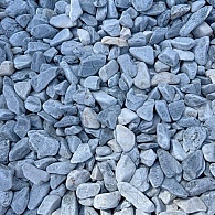 Pebbles Thasos Akron Blue 6-10 cm in bigbag