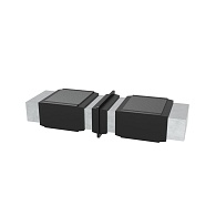 *Cobra Alu verbinder L-120 mm voor 30x50mm alu 1 set = 4 stuks