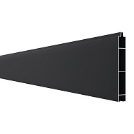 *Alu tand + groef profiel 21x160mm (wb 150mm) RAL9005 L-178 cm