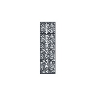 *Boston Decopaneel Crios verticaal 58x182cm RAL7016 dikte 2mm