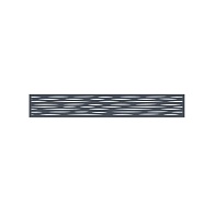 *Boston Decopaneel Lamia horizontaal 30x175cm RAL7016 dikte 2mm