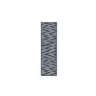 *Boston Decopaneel Lamia verticaal 58x182cm RAL7016 dikte 2mm