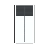 *Boston Decopaneel Paxos verticaal 88x182cm RAL7016 dikte 2mm