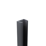 *Boston Wand hoekprofiel L-190cm RAL7016