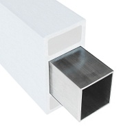 *Brise soleil Stabiliseringslijst L-385cm Alu 30x30x2mm