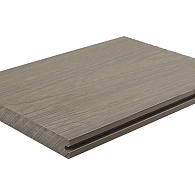 *WPC 22,5x210mm Fiberdeck Premium massief Light Grey FSC®100% L 400 cm