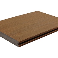 *WPC 22,5x210mm Fiberdeck Premium massief Teak FSC®100% L 400 cm